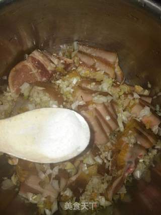 干豆角扣肉的做法步骤:9