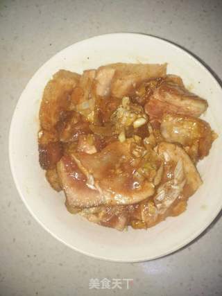 干豆角扣肉的做法步骤:15