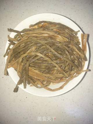 干豆角扣肉的做法步骤:16