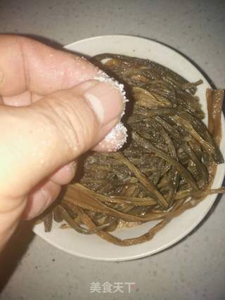 干豆角扣肉的做法步骤：17