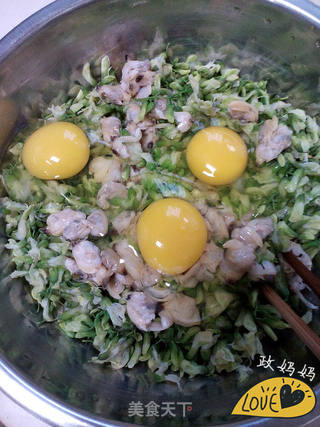 槐花蛤蜊饼的做法步骤:7