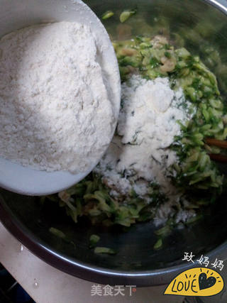 槐花蛤蜊饼的做法步骤:9