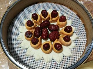 金银枣花馒头的做法步骤:12