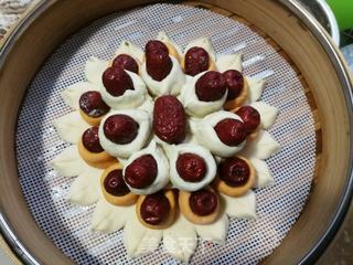 金银枣花馒头的做法步骤:13