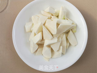 素炒茭白的做法步骤:3