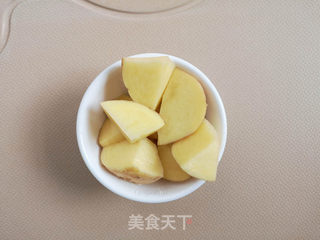 土豆咸味粥的做法步骤:3