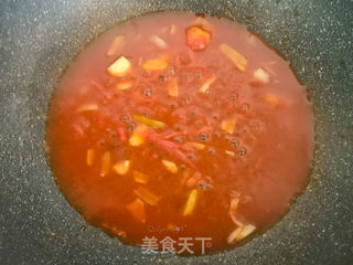茄汁莲藕条的做法步骤:6