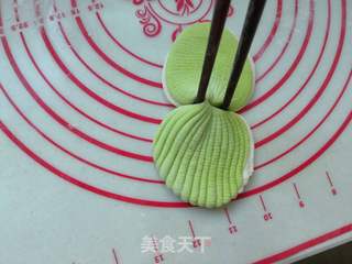 小清新贝壳馒头的做法步骤:18