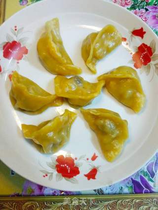 南瓜蒸饺的做法步骤:6