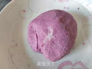 紫薯南瓜玫瑰蒸馒头的做法步骤:4