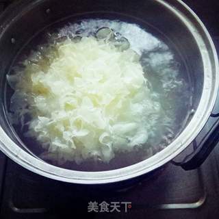 #年味# 银耳红桔羹的做法步骤:4