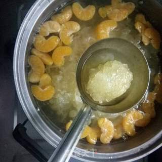 #年味# 银耳红桔羹的做法步骤:7