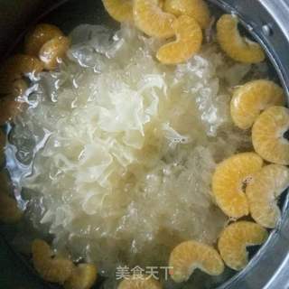 #年味# 银耳红桔羹的做法步骤:8