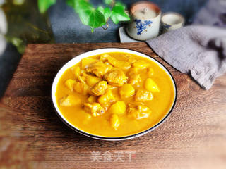 咖喱土豆炖鸡翅的做法步骤:10
