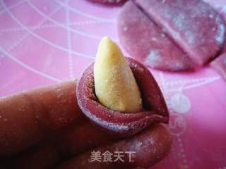 #团圆饭#二十八蒸花之心花怒放的做法步骤:9