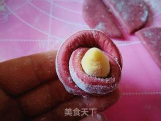 #团圆饭#二十八蒸花之心花怒放的做法步骤:10