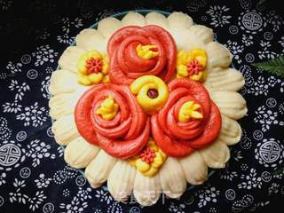 #团圆饭#二十八蒸花之心花怒放的做法步骤:19