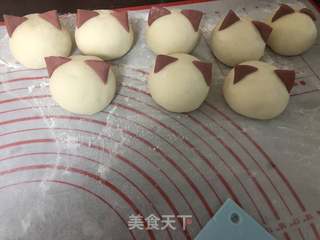 豆沙猪猪包的做法步骤:11