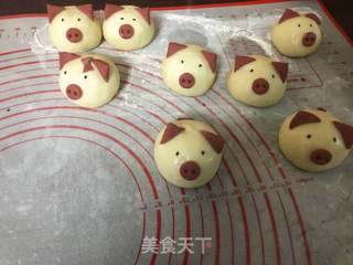 豆沙猪猪包的做法步骤:13