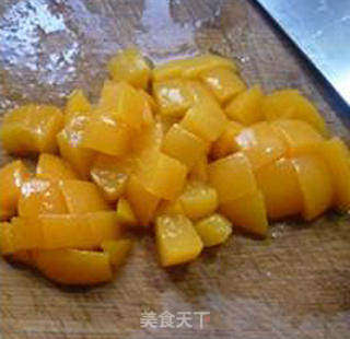 黄桃仿火龙果羹的做法步骤:7