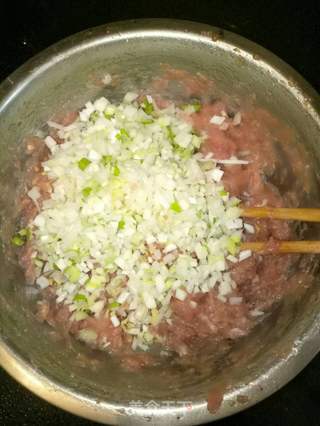 面食#猪肉大葱包的做法步骤:3