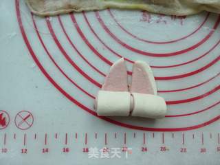 粉红萌萌兔的做法步骤:12