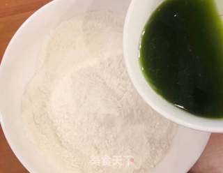 翡翠水饺的做法步骤：3