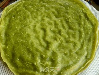 蒸荠菜春饼的做法步骤:9