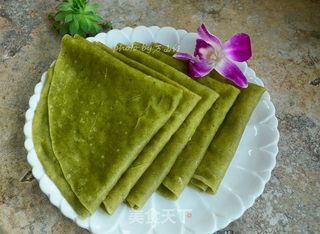 蒸荠菜春饼的做法步骤:10