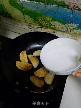 闷年粑(年糕)的做法步骤:5