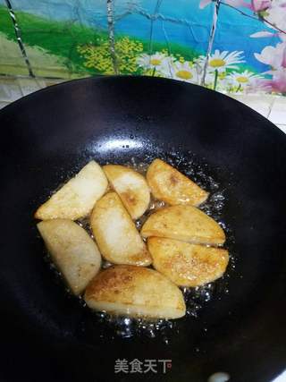 闷年粑(年糕)的做法步骤:7