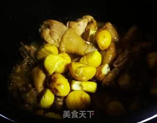 栗子鸡的做法步骤:9