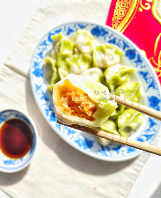翡翠白菜饺的做法步骤:19