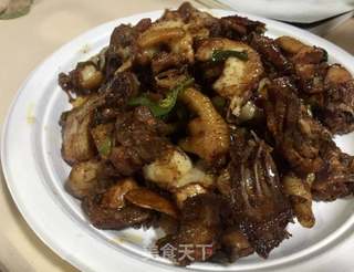 三杯鸡的做法步骤：7
