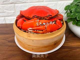 糯米蒸红鲟的做法步骤:9