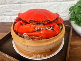 糯米蒸红鲟的做法步骤:10