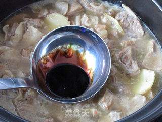 红烧牛腩盖浇面的做法步骤:7