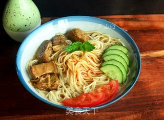 红烧牛腩盖浇面的做法步骤:11