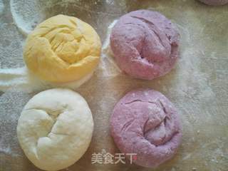 绣球馒头的做法步骤:17