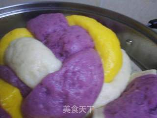 绣球馒头的做法步骤:32