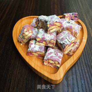 紫薯雪花酥的做法步骤:14