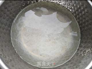 菠菜虾皮拌粉丝的做法步骤:6