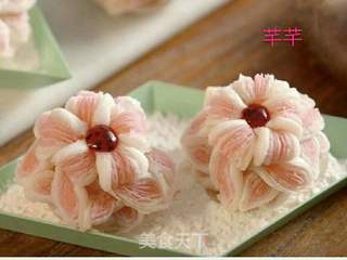 仙气十足的芙蓉酥的做法步骤:10