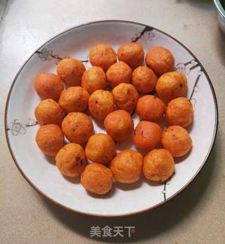 炸黄金红薯地瓜丸的做法步骤:12