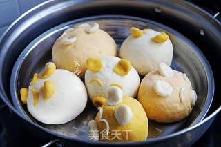 小猪佩奇馒头的做法步骤:8