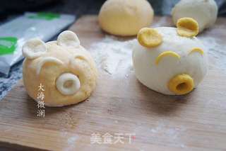 小猪佩奇馒头的做法步骤:7