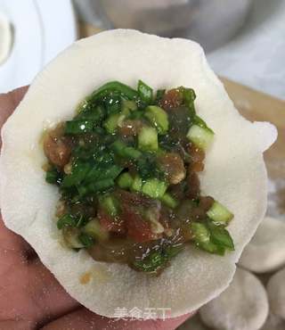 烫面元宝鲜虾饺的做法步骤:14