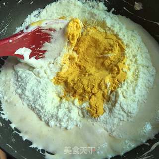 南瓜雪花酥的做法步骤:6