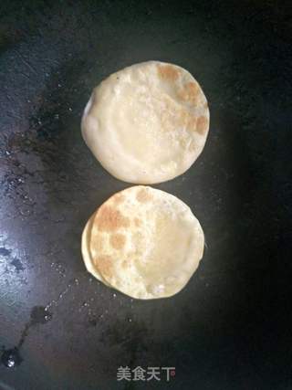 饺子皮香蕉饼的做法步骤:8