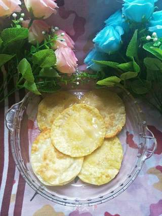 饺子皮香蕉饼的做法步骤:9